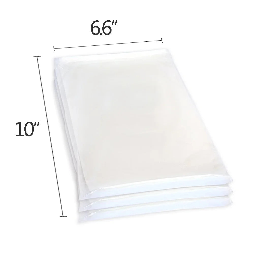 50 Pack Vacuum Sealer Bags 6.6" X 10" Vacuum Sealer Bag for Food Saver & Money Saver Vacuum Packing Machine Bag