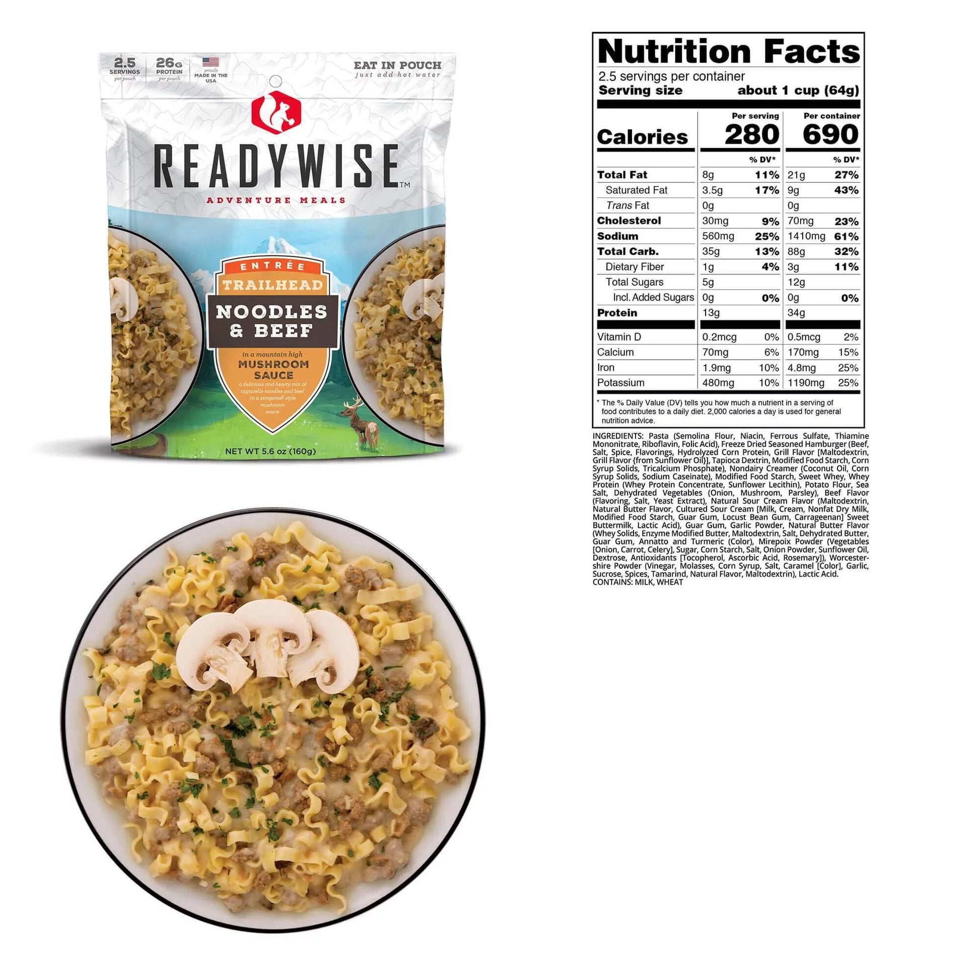 - Favorite Kit, 9 Pack, Emergency Food Supply, MRE, Freeze Dried Food, Survival, Camping Essentials, Backpacking Meals, 15-Year Shelf Life