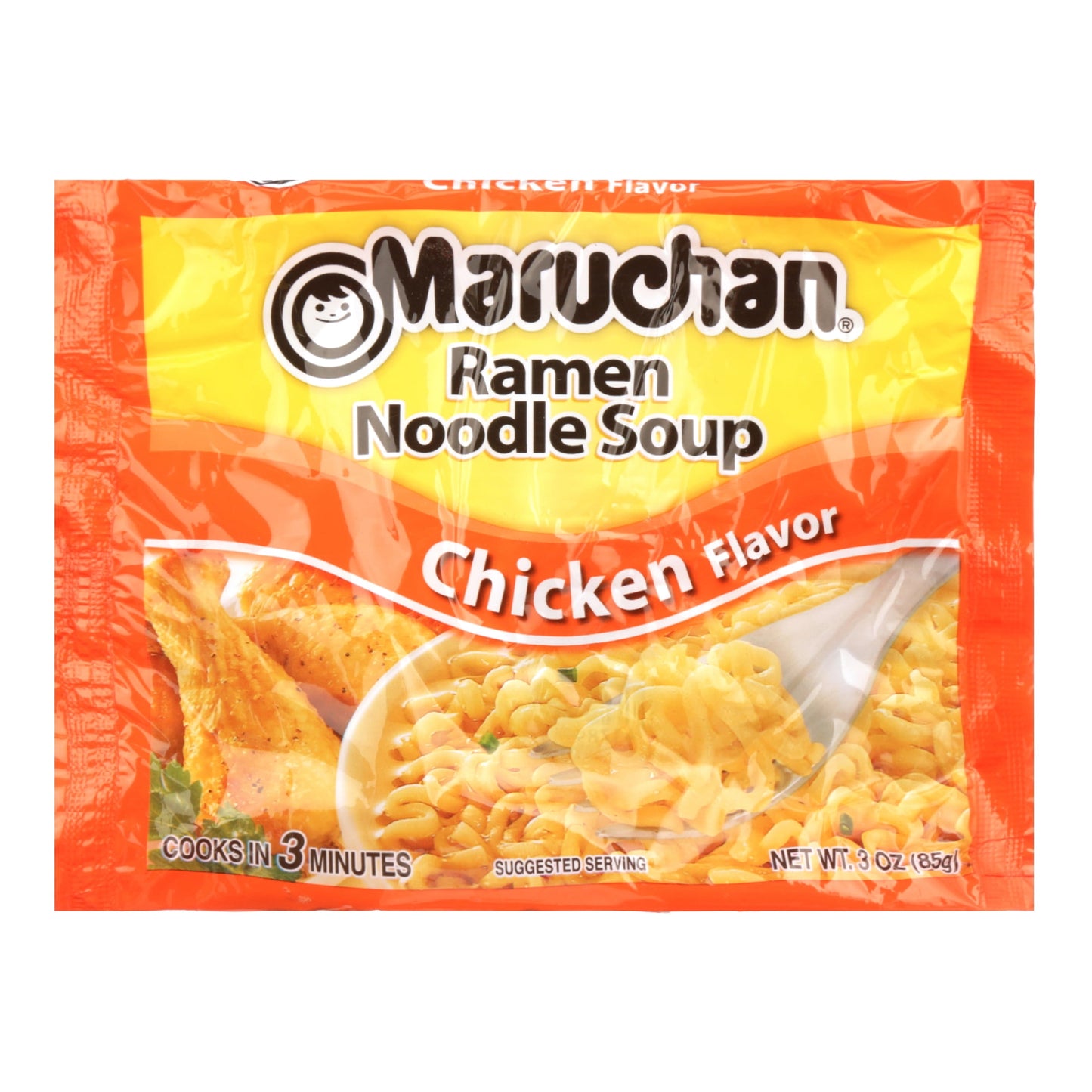 (24 Pack)  Ramen Noodle Chicken Flavor Soup, 3 Oz, 12 Count Shelf Stable Package