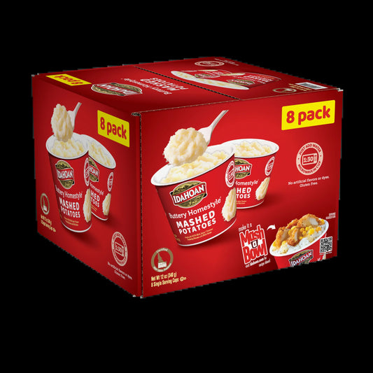 ® Buttery Homestyle® Mashed Potatoes 1.5 Oz, 8 Pack Cups