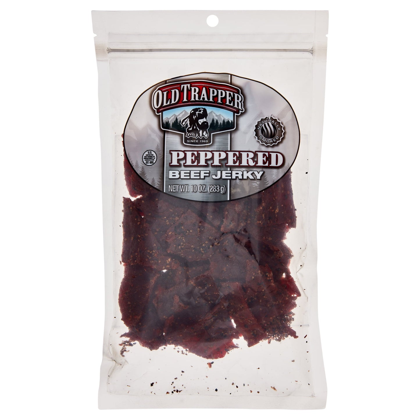 (2 Pack)  Peppered Beef Jerky 10Oz Resealable Bag