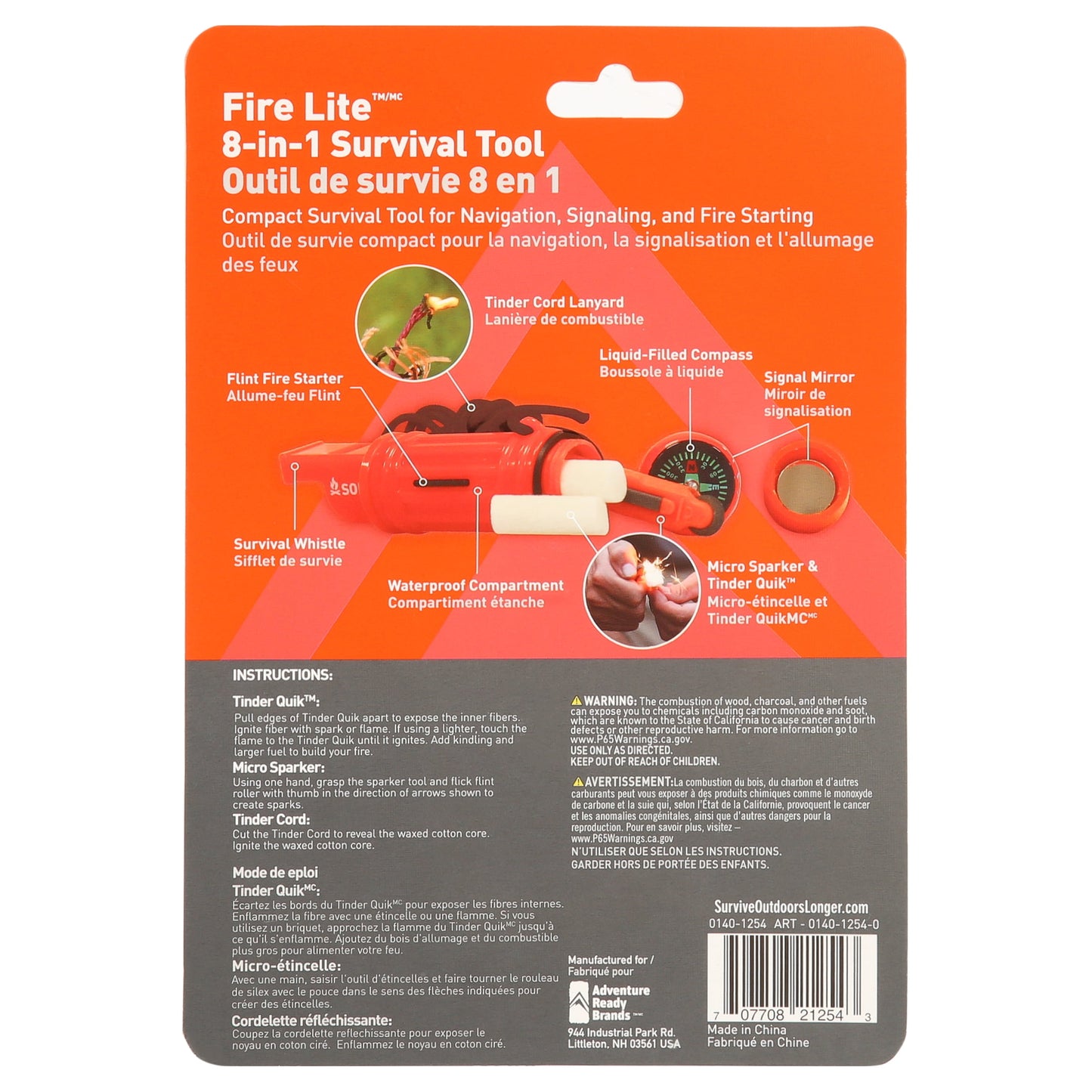 ® Fire Lite 8-In-1 Survival Tool