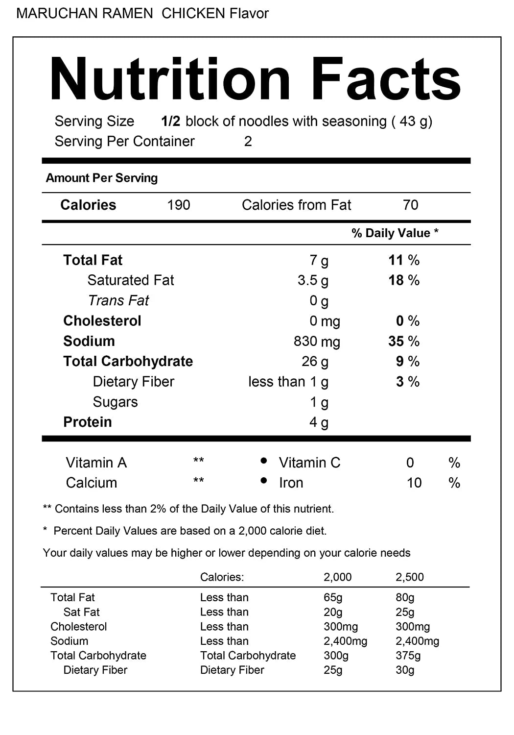 Ramen Soup, Chicken Flavor , Count 24 (3 Oz)