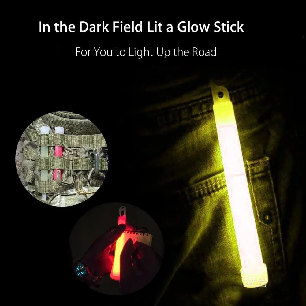 Glow Sticks Ultra Bright Emergency Light with up to 12 Hours Duration (12 Count)