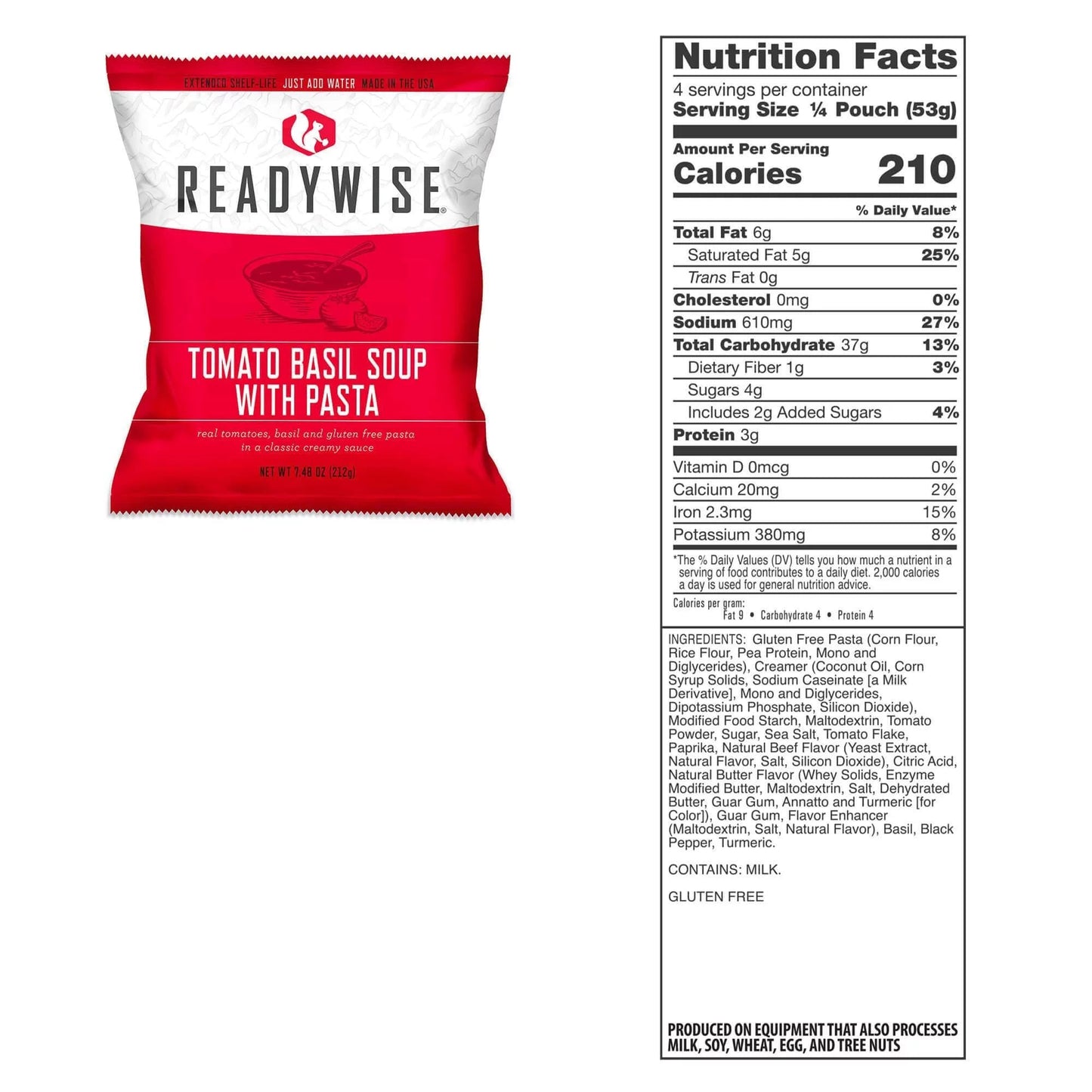 Ready Wise Emergency Food Supply, 16 Servings