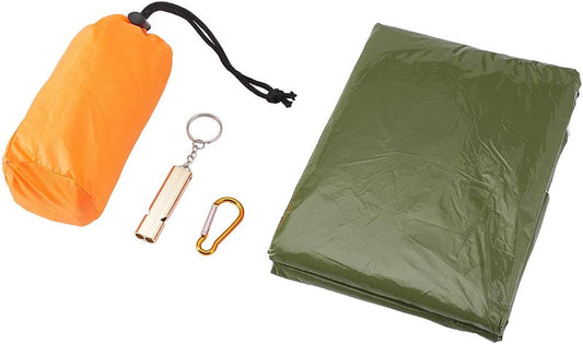 Waterproof Emergency Tent 2 Person Tent Survival Shelter Ultralight Survival Emergency Insulated Blanket for Camping Hiking