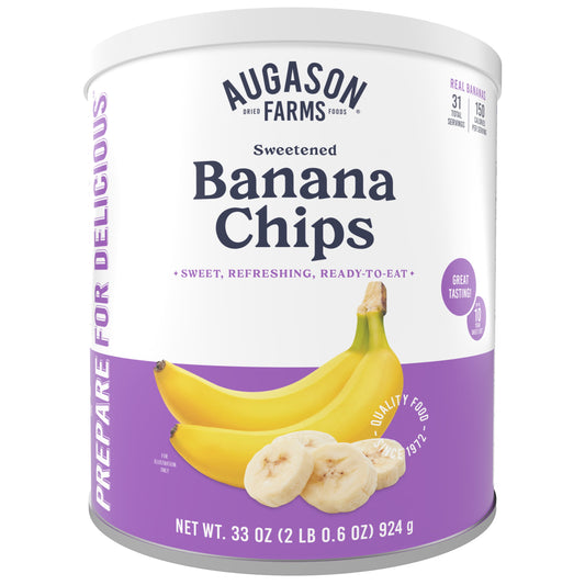 Banana Chips 2 Lbs 1 Oz No. 10 Can