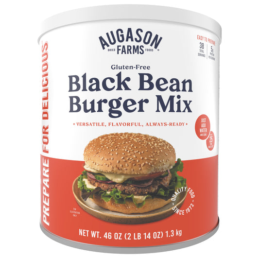 Gluten Free Black Bean Burger 2 Lbs 14 Oz No. 10 Can