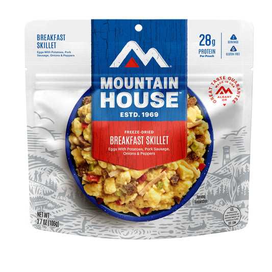 Breakfast Skillet, Freeze-Dried Camping & Backpacking Food, 2 Servings, GF