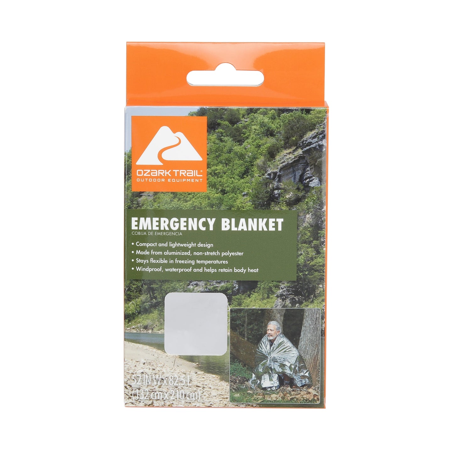 Camping Emergency Survival Blanket, Reusable,1.5 Oz