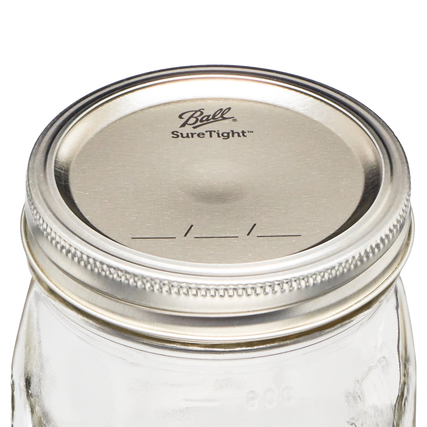 ®Wide Mouth Quart 32Oz. Glass Mason Jars with Lids and Bands, 12 Count