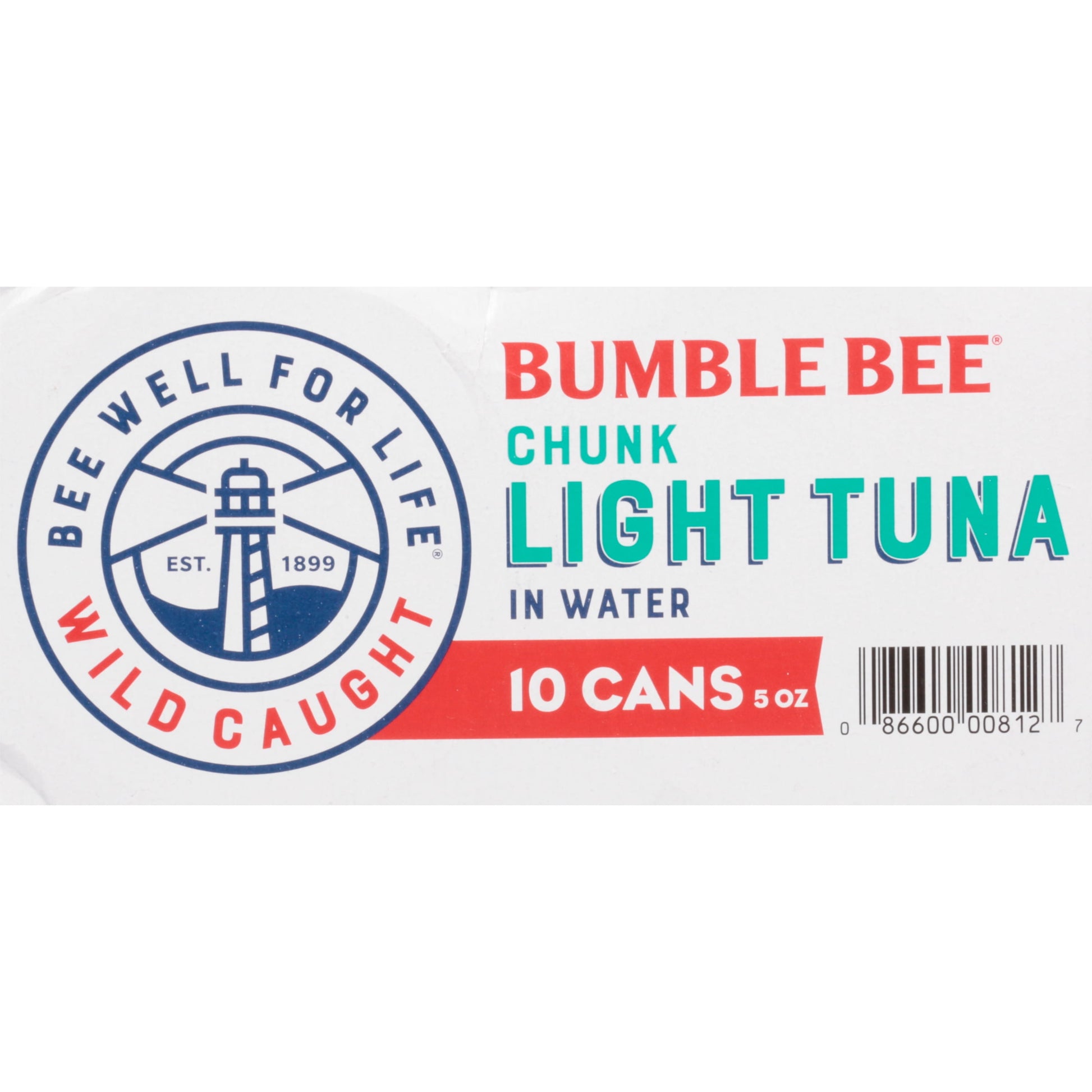 (3 Pack)  Chunk Light Canned Tuna in Water, 5 Oz, 10 Count